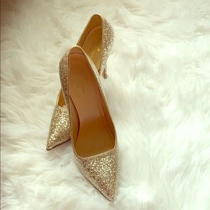 LIKE NEW Kate Spade Vero Cuoio Gold Pump